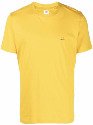 C.P. Company chest logo-print T-shirt - Yellow
