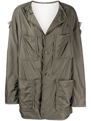 Y's multiple patch-pocket jacket - Green