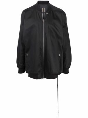 Rick Owens DRKSHDW zip-up Jumbo Flight bomber jacket - Black