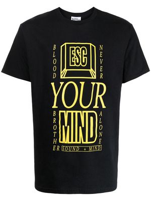 Blood Brother Free Mind graphic T-shirt - Black