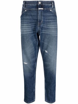 Closed recycled cotton tapered-leg jeans - Blue