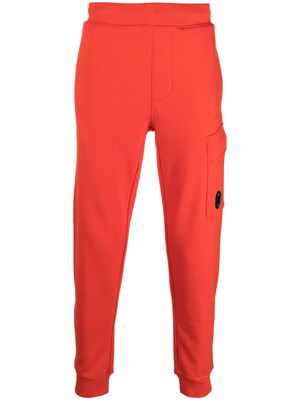 C.P. Company lens-detail track pants - Red