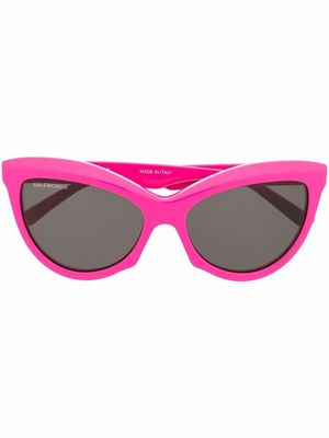 Balenciaga Eyewear BB cat-eye frame sunglasses - Pink
