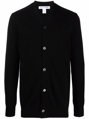 Comme Des Garçons Shirt wool classic cardigan - Black