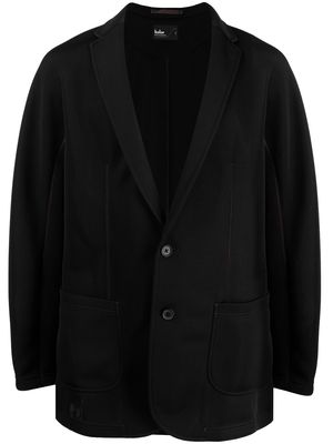 Kolor stitch-detail single-breasted blazer - Black