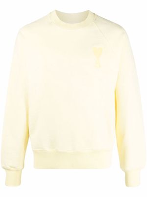 AMI Paris Ami de Coeur sweatshirt - Yellow