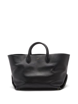 Khaite - Amelia Medium Leather Tote Bag - Womens - Black