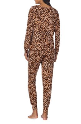 Lauren Ralph Lauren Jogger Pajamas in Leopard
