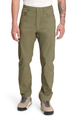 The North Face Sprag Water Rellent Pants in Burnt Olive Green