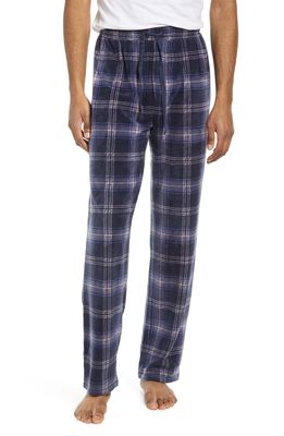Nordstrom Microfleece Pajama Pants in Navy Blazer Tt Twill