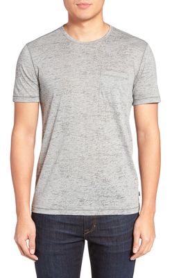 John Varvatos Star USA Burnout Slim Fit T-Shirt in Grey Heather