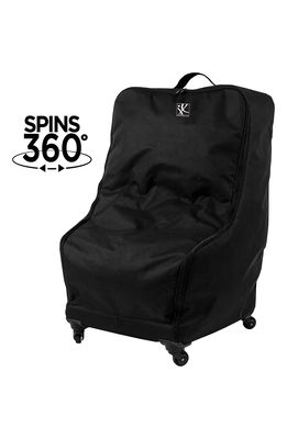 J.L. Childress Spinner Wheelie Deluxe Car Seat Travel Bag in Black