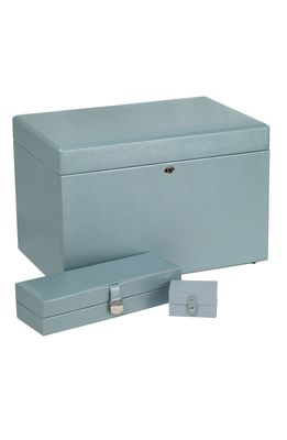 WOLF London Large Jewelry Box in Ice Blue