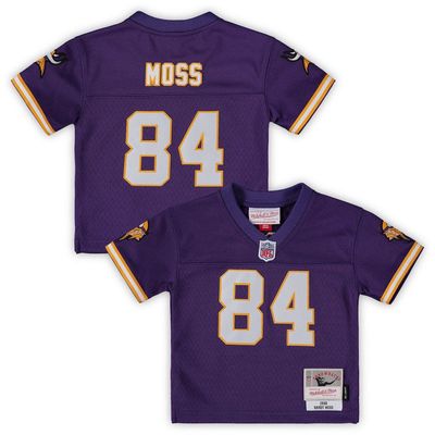 Infant Mitchell & Ness Randy Moss Purple Minnesota Vikings 1998 Retired Legacy Jersey