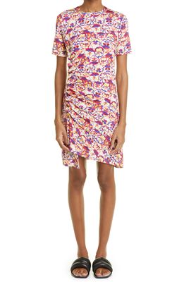 paco rabanne x Fondation Vasarely Floral Minidress in V214 Sunny Pansy