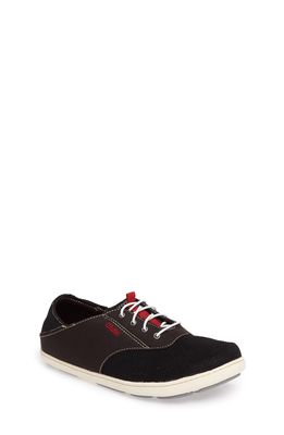 OluKai Nohea Moku Water Resistant Shoe in Black/Black