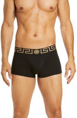 Versace First Line Low Rise Trunks in Black/Gold