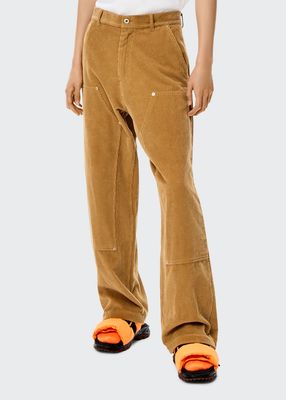 Men's Corduroy Carpenter Trousers