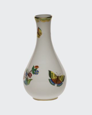 Queen Victoria Green Vase