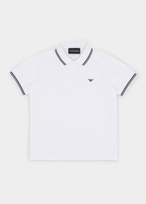 Boy's Pique Polo Shirt, Size 4-16