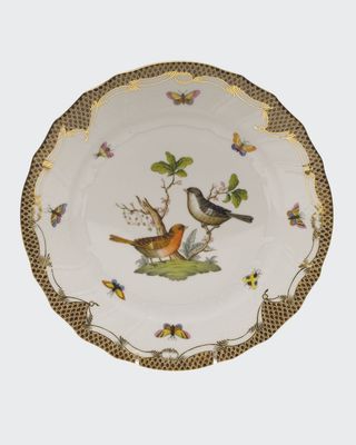 Rothschild Bird Brown Motif 05 Dinner Plate