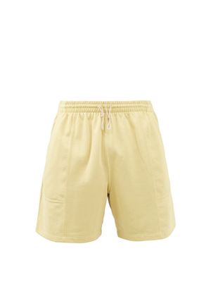 Lady White Co. - Drawstring Cotton-blend Jersey Shorts - Mens - Yellow
