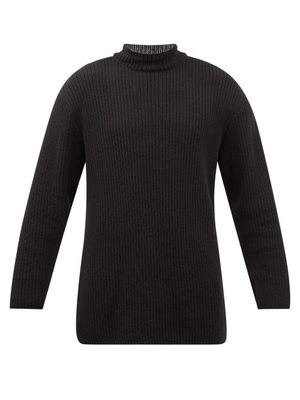 Our Legacy - Rib-knitted Wool Sweater - Mens - Black