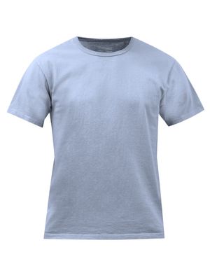 Lady White Co. - Crew-neck Cotton-jersey T-shirt - Mens - Blue