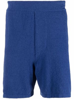 Laneus Sponge Towel Bermuda shorts - Blue