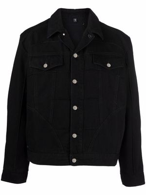 MCQ chest-pocket denim jacket - Black