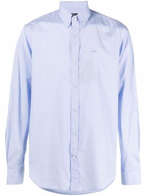 Paul & Shark long-sleeve cotton shirt - Blue