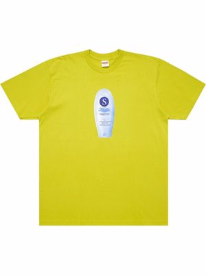 Supreme graphic-print T-shirt "FW19" - Yellow