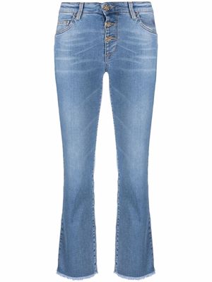 LIU JO low-rise flared jeans - Blue
