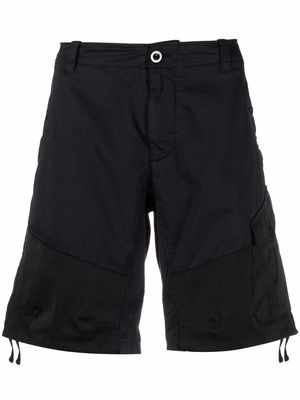 Ten C drawstring-hem shorts - Black