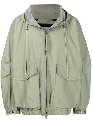SONGZIO zipped hooded jacket - Green