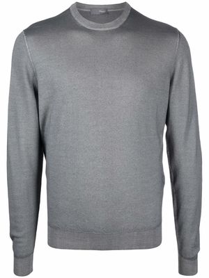 Drumohr knitted merino wool jumper - Grey
