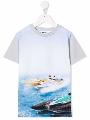 Molo graphic-print short-sleeved T-shirt - White