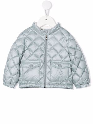 Moncler Enfant Binic diamond-quilted jacket - Grey