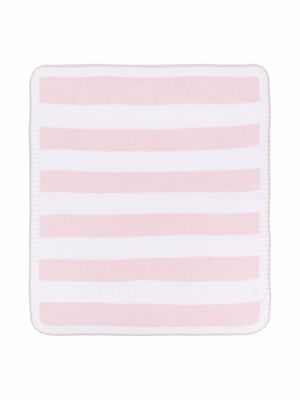 La Stupenderia striped organic cotton blanket - Pink