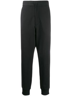 Y-3 fitted tapered leg trousers - Black