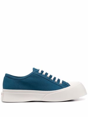 Marni contrasting toe-cap sneakers - Blue