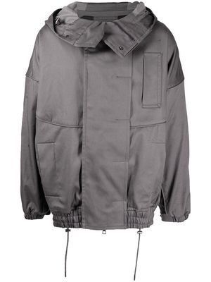 SONGZIO wide cocoon hood jacket - Grey