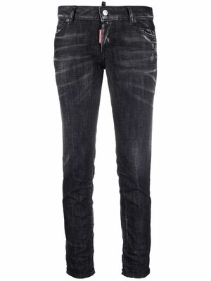 Dsquared2 slim-fit cropped jeans - Black