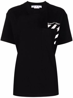 Off-White 'Jersey' print short-sleeve T-shirt - Black