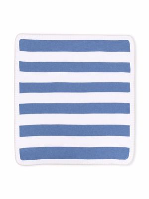 La Stupenderia striped organic cotton blanket - Blue