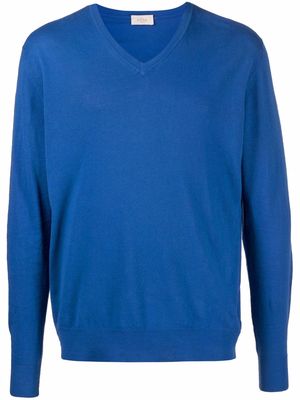 Altea v-neck knit jumper - Blue