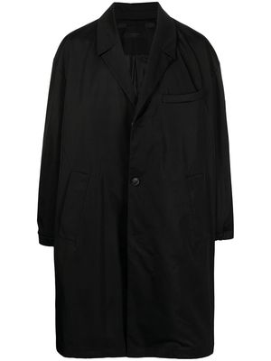 SONGZIO Technical Drop oversized coat - Black