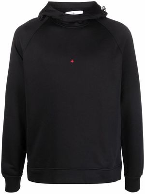 Stone Island Marina logo-print hoodie - Black