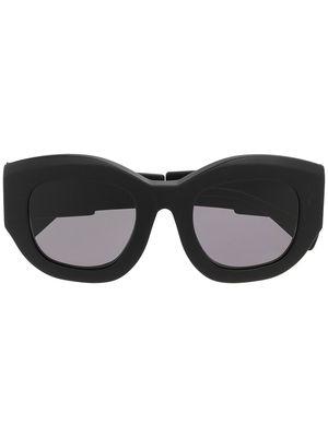 Kuboraum round-frame tinted sunglasses - Black
