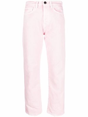 3x1 high-rise straight-leg jeans - Pink
